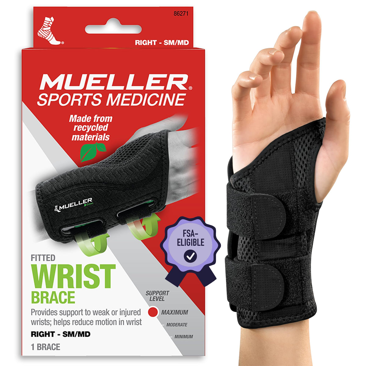 Adjustable Wrist Brace for Pain Relief & Support Training